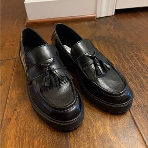 Steven Madden “Minka” Black Tassel Loafers